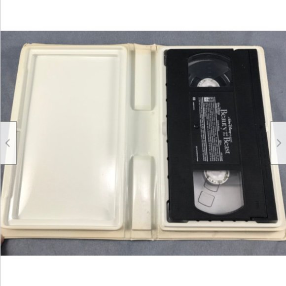 Clamshell Vtg VHS Video Tape Black Diamond Classic Disney Beauty & the Beast - Picture 5 of 6